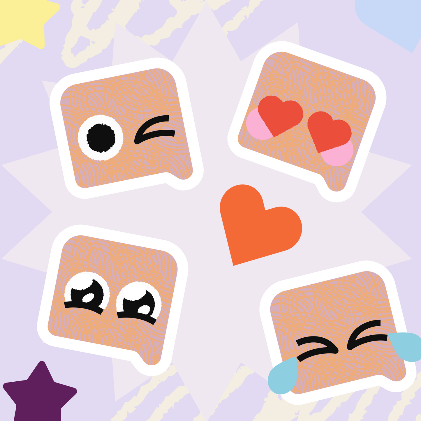 Khanmoji Sticker Set