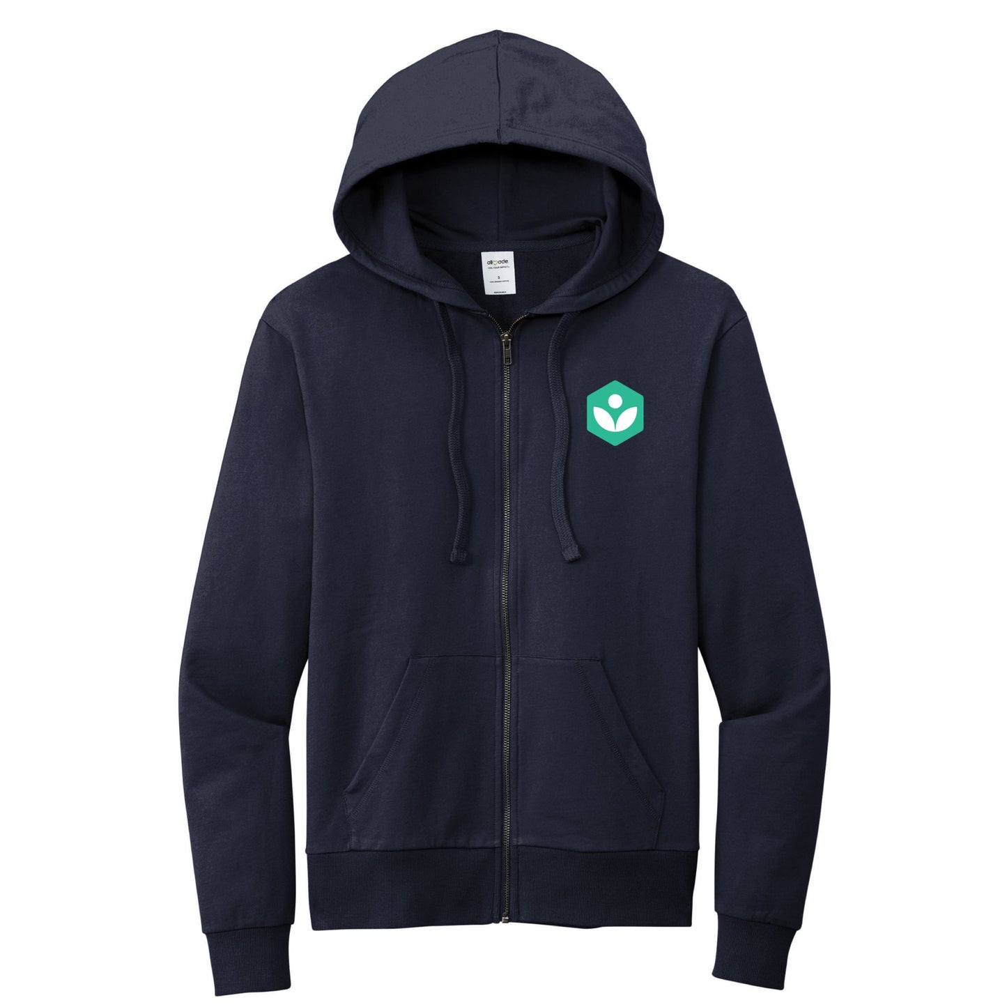 Khan Academy Organic Cotton French Terry Zip Hoodie