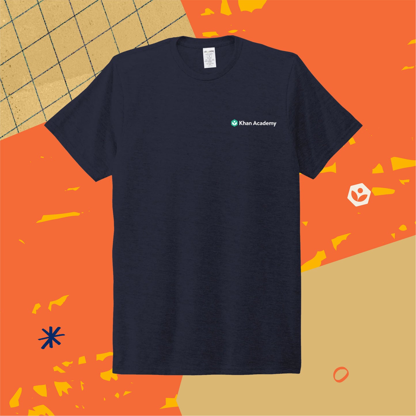 Khan Academy Left Chest Logo Tee