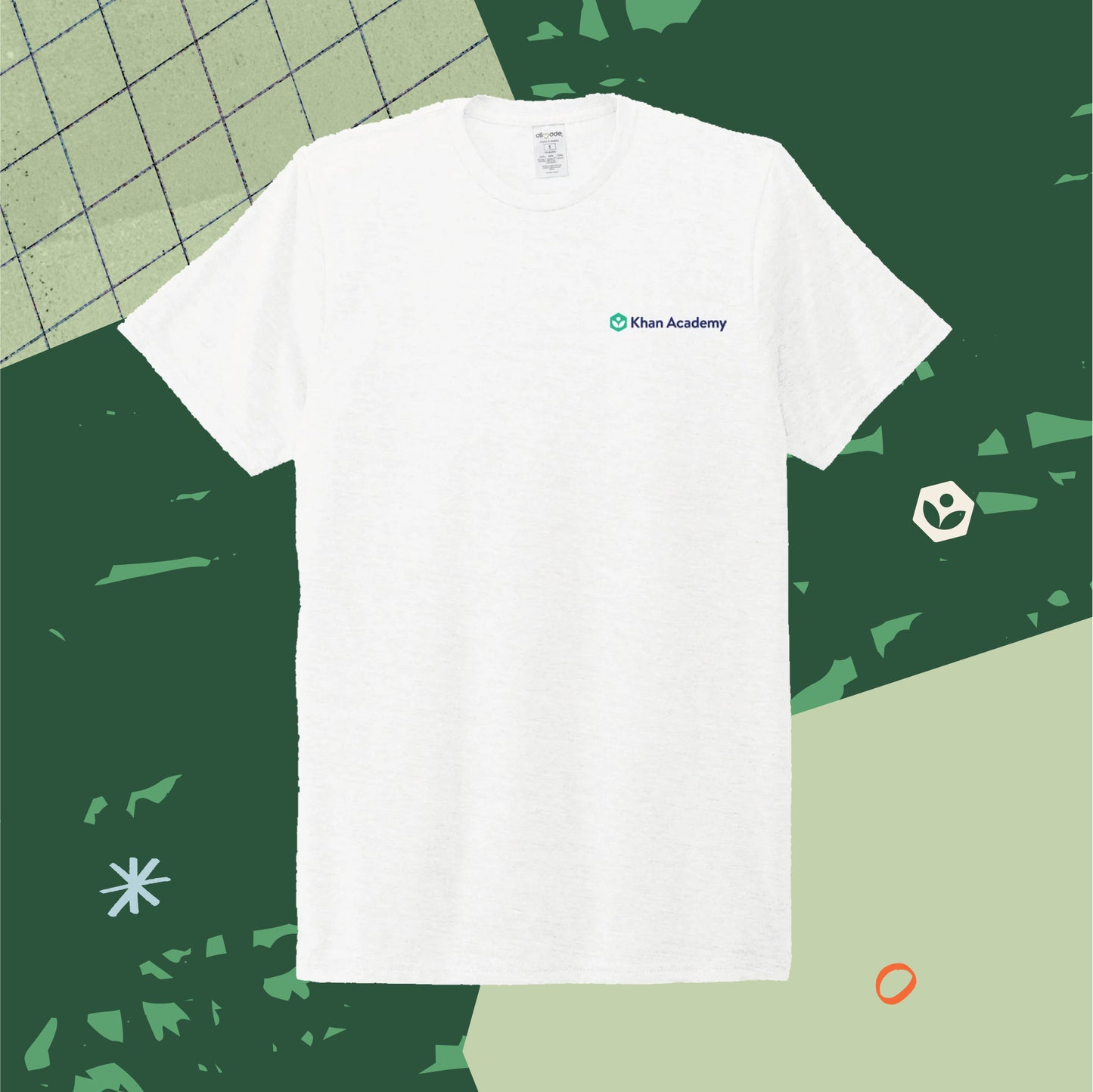 Khan Academy Left Chest Logo Tee