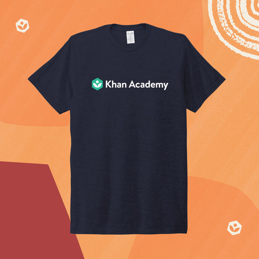 Khan Academy Full Front Logo Tee